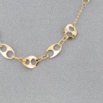 Χρυσό κολιέ περιμετρικών στοιχείων 